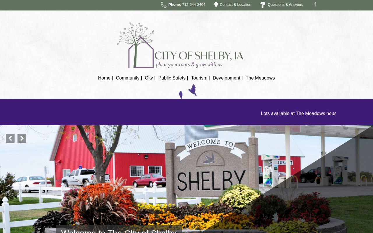 City of Shelby Iowa website for arrest record routing